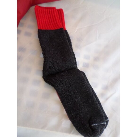 1 Pair Large Elder 20 % Wool Thermal Hi Visibility Boot Sock 10-13 Made in USA - Picture 5 of 5